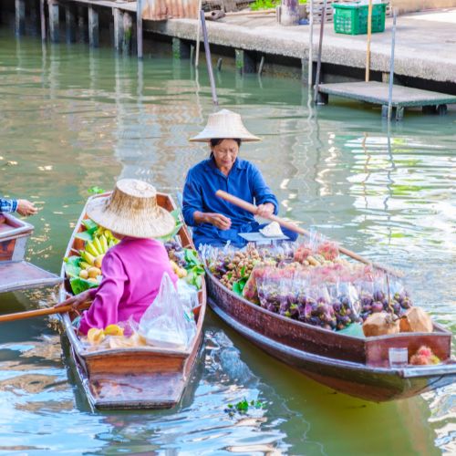 Mrecado flotante Bangkok Damnoen Saduak