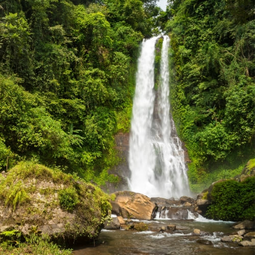 Cascadas de Git Git en Bali durante un itinerario de 10 días