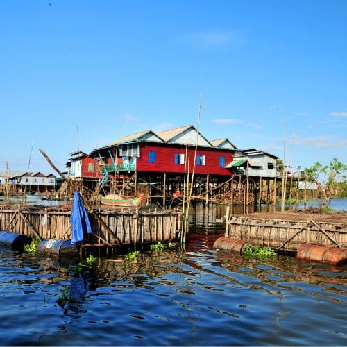 Los poblados flotantes del Lago Tonle Sap