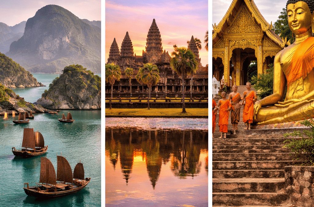 combinar PAÍSES Sudeste Asiático: rutas reales para inspirarte