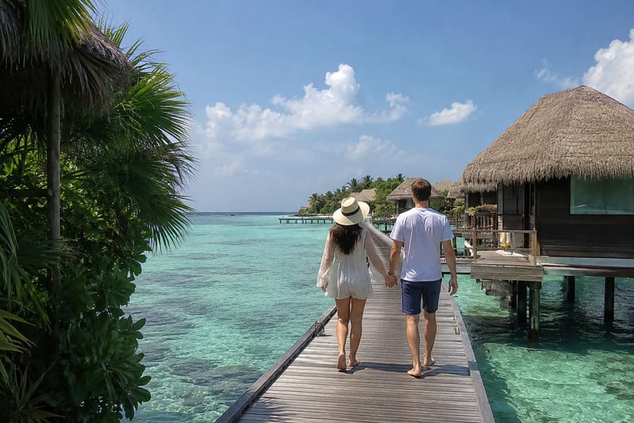 Viaje de novios a Vietnam y Maldivas: arrozales, Halong y paraíso en el Índico