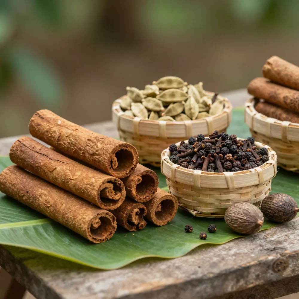 Canela y especias de Sri Lanka
