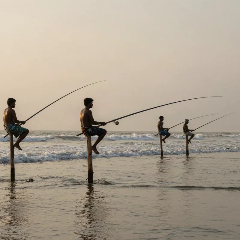 viaje-sri-lanka-12-dias-tarjeta Viaje a Sri Lanka 12 días - Pescadores sobre zancos en Koggala